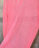 Vintage 1990s “Pink” Mesh Long Sleeve T-shirt