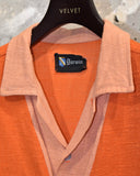 Vintage 1960s《Darwin》 Layered Rayon Open Collar Shirt