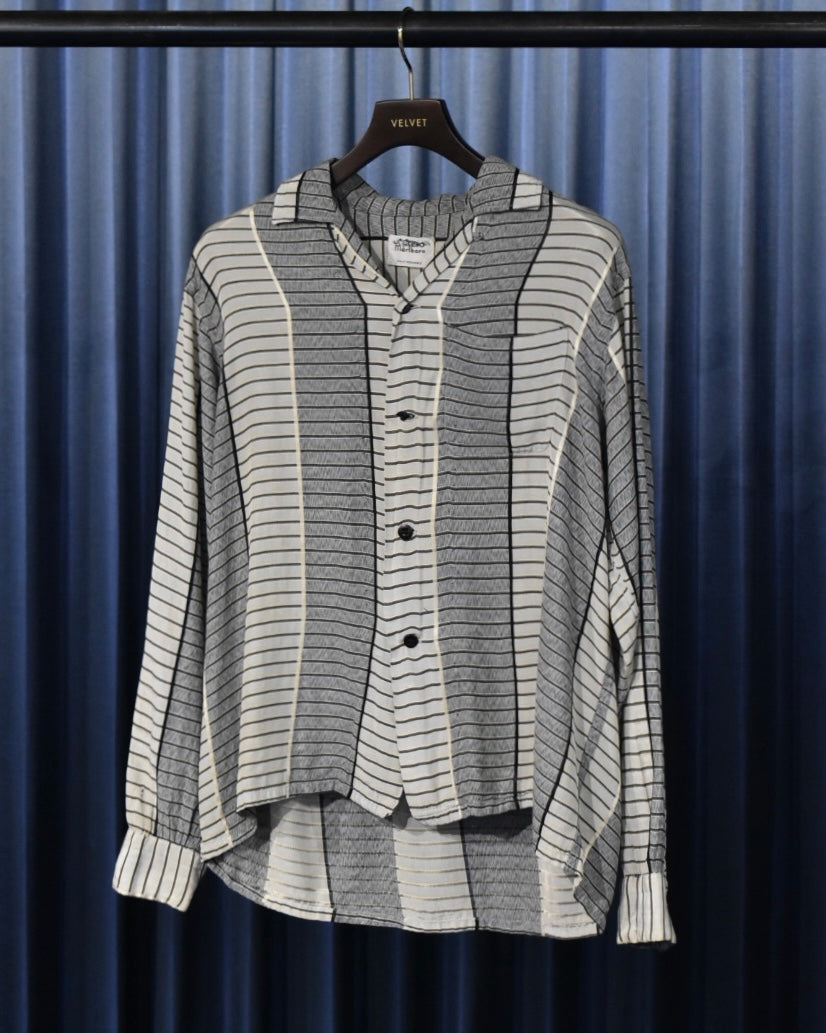 50s marlboro Open color rayon shirt Vintage《Marlboro》1950s