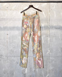 Vintage 1960s-1970s《Wrangler》“John Lennon” Hand-drawn Art Printed Psychedelic Pants