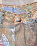 Vintage 1960s-1970s《Wrangler》“John Lennon” Hand-drawn Art Printed Psychedelic Pants
