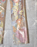Vintage 1960s-1970s《Wrangler》“John Lennon” Hand-drawn Art Printed Psychedelic Pants