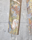 Vintage 1960s-1970s《Wrangler》“John Lennon” Hand-drawn Art Printed Psychedelic Pants