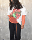Vintage 1990s “Orange” Mesh Long Sleeve T-shirt