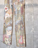 Vintage 1960s-1970s《Wrangler》“John Lennon” Hand-drawn Art Printed Psychedelic Pants