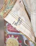 Vintage 1960s-1970s《Wrangler》“John Lennon” Hand-drawn Art Printed Psychedelic Pants