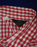 Vintage 1970s《Sears》"Red x White" Gingham Check Western Shirt