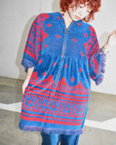 Vintage 1960s《Sears》Patterned Pullover Pile Shirt