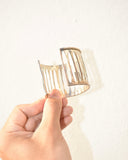 Vintage Mexican Silver 925 Openwork Cuff Bangle