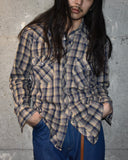 Vintage 1980s《BJ-R》Glitter Line Western Shirt