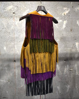 Vintage 1970s Fringe Suede Vest