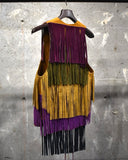 Vintage 1970s Fringe Suede Vest