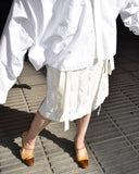 Archive《nu》Belted White Skirt
