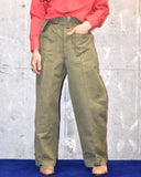 Vintage 1940s-1950s "French Army" M-35 Motorcycle Pants