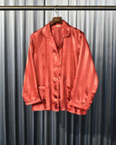 Vintage 1980s Stripe Silk Pajama Set-up