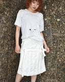 Archive《nu》Belted White Skirt