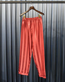 Vintage 1980s Stripe Silk Pajama Set-up
