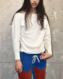 Vintage 1950s《Penney's》Light Boro White Sweat Shirt