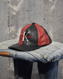 Vintage《Calvin Klein Jeans》Red×Black All Leather Cap