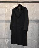 Vintage 1930s-1940s Velvet Collar Classic Chesterfield Coat
