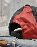 Vintage《Calvin Klein Jeans》Red×Black All Leather Cap