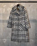 Vintage 1980s《JAEGER》Shaggy Mohair Double-breasted Coat