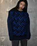Vintage 1980s-1990s《La Meilleure》Geometric Knitting Sweater