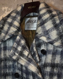 Vintage 1980s《JAEGER》Shaggy Mohair Double-breasted Coat