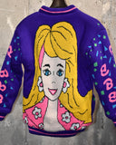 Vintage 1990s《J.J.POOLE》"Barbie" Zip-Up Boa Jacket