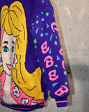 Vintage 1990s《J.J.POOLE》"Barbie" Zip-Up Boa Jacket