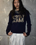 Vintage 1950s-1960s《E.O. NELSON CO》“SM” Lettered Sweater