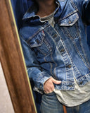 Vintage 1960s《Levi's》“71205” big E Denim tracker jacket