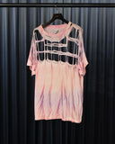 Vintage《TRENDS》1990s Handmade Mesh Tie-dye T-shirt