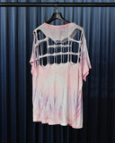 Vintage《TRENDS》1990s Handmade Mesh Tie-dye T-shirt