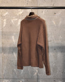 Vintage 1950s《Woodward》Ribbed Knit Polo Shirt