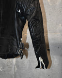 Vintage 1990s《BELMO》Multi-Zip Leather Motocross Jacket