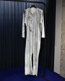 Vintage Splash Painted Paper Jump Suit