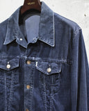 Vintage《Levi's》1960s Navy Corduroy Slim Fit Trucker Jacket