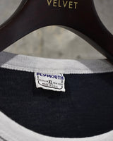 Vintage《PLYMOUTH》1970s Tuxedo Trompe Print Long Sleeve Shirt