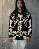 Archive《JEREMY SCOTT》“Skeleton” Low Gauge Alpaca Sweater
