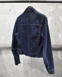 Vintage《Levi's》1960s Navy Corduroy Slim Fit Trucker Jacket