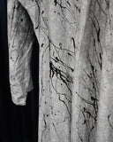 Vintage Splash Painted Paper Jump Suit