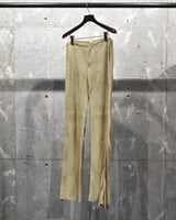 Vintage《RALPH LAUREN》Fringe Leather Flare Pants