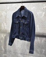 Vintage《Levi's》1960s Navy Corduroy Slim Fit Trucker Jacket