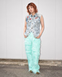 Vintage 1970s 《LEVI'S》Embroidered Denim Vest