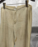 Vintage《RALPH LAUREN》Fringe Leather Flare Pants