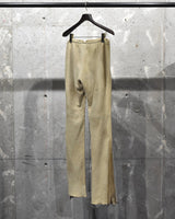 Vintage《RALPH LAUREN》Fringe Leather Flare Pants