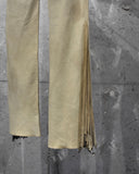 Vintage《RALPH LAUREN》Fringe Leather Flare Pants