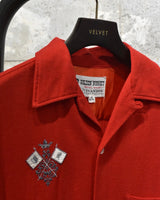Vintage《GOLDEN NUGGET》1950s Wool Open-collar Shirt