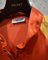 Vintage《bojeangles》1970s Satin Zip-up Jacket